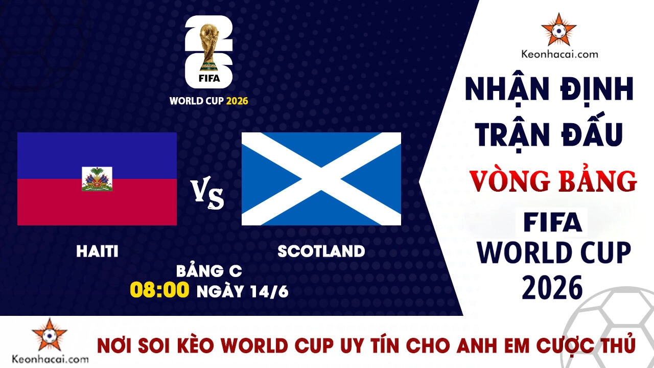 Nhận định trận đấu Haiti vs Scotland tại bảng C World Cup 2026