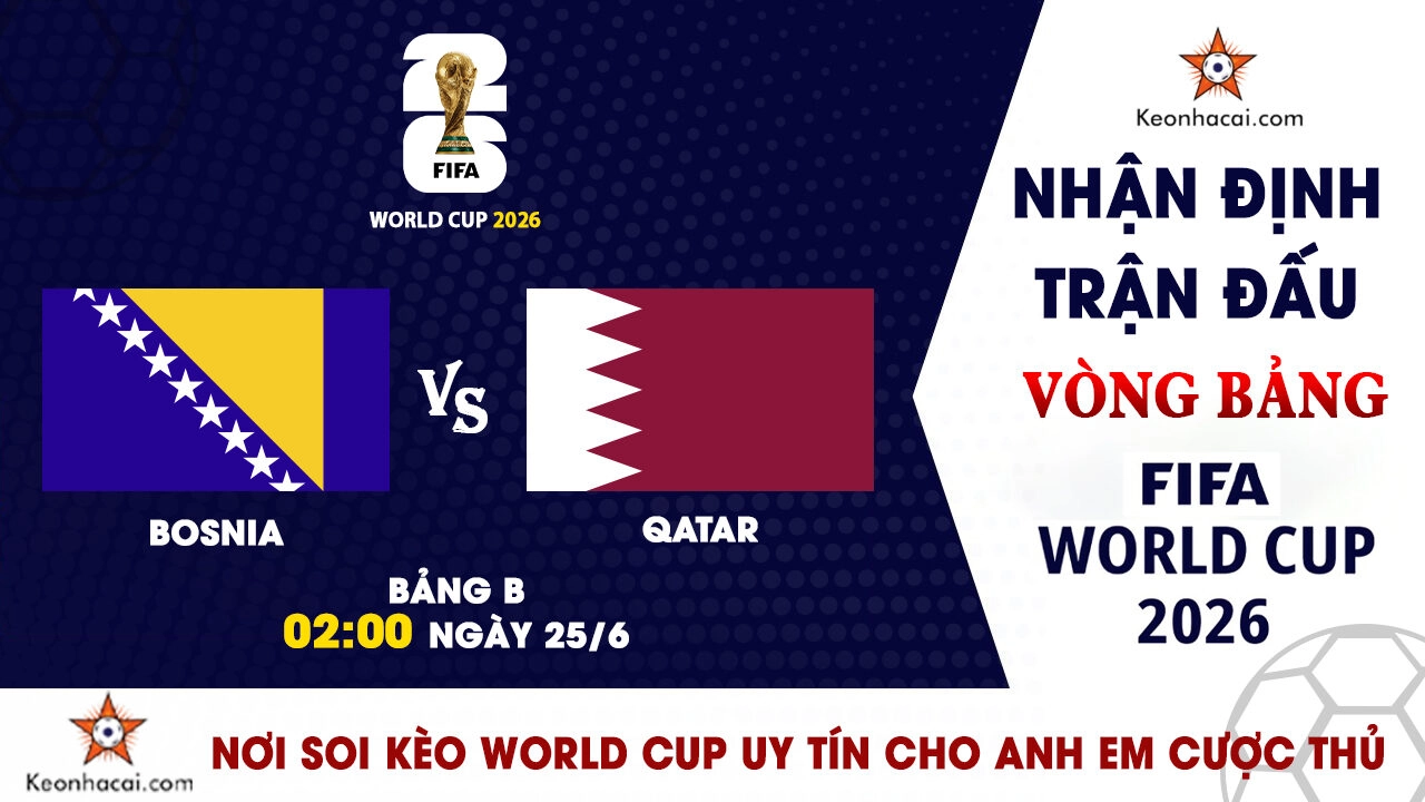 World Cup 2026 - Nhận Định Bosnia & Herzegovina vs Qatar, 02h00 Ngày 25/6: Trận Chiến Sinh Tử Tại Bảng B